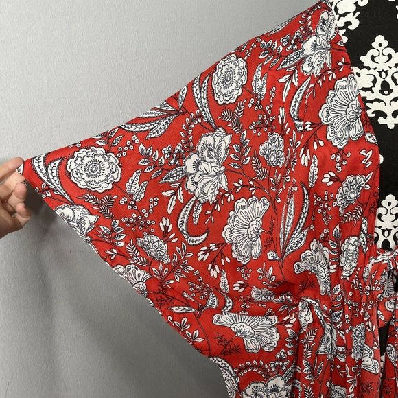 Umgee Medium Kimono Wrap Swimsuit Coverup Bathing - Picture 4 of 8